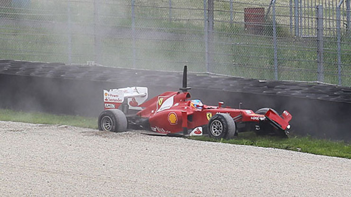 F1: Έξοδος Αλόνσο στις δοκιμές του Μουτζέλο